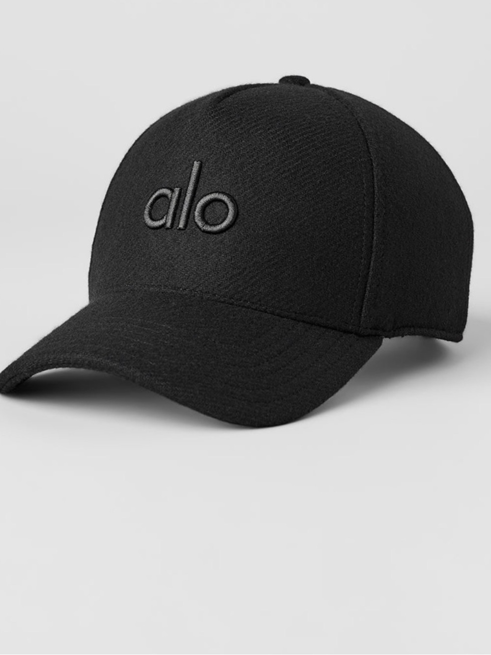 ALO Yoga Wool Blend District Trucker Hat - Black